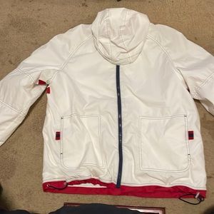 Reversible rain jacket